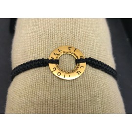 stainless steel Golden Circle of life Bracelet ben porat Yosef Hebrew protection