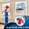 BOHEN Mini Basketball Hoop Stylish Honeycomb Backboard with Strong Wall-Mounted