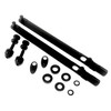 BLACK FXDWG Wide Glide Quick Release Docking Hardware Kit Harley
