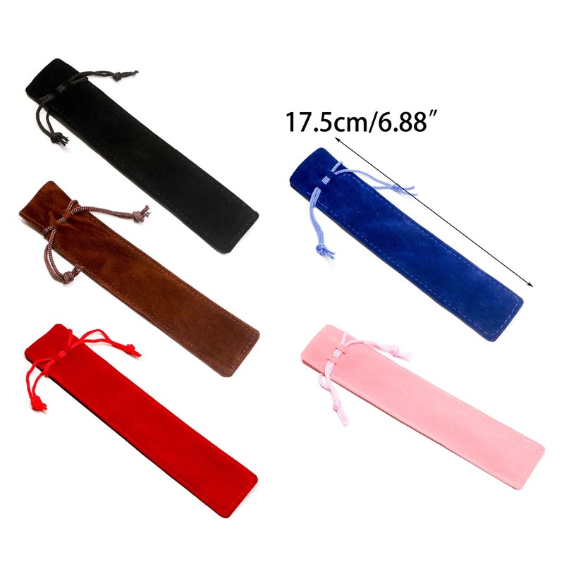 NYCEMAKEUP 1Pc Velvet Pen Pouches Drawstring Pen Pouch Pen Gift