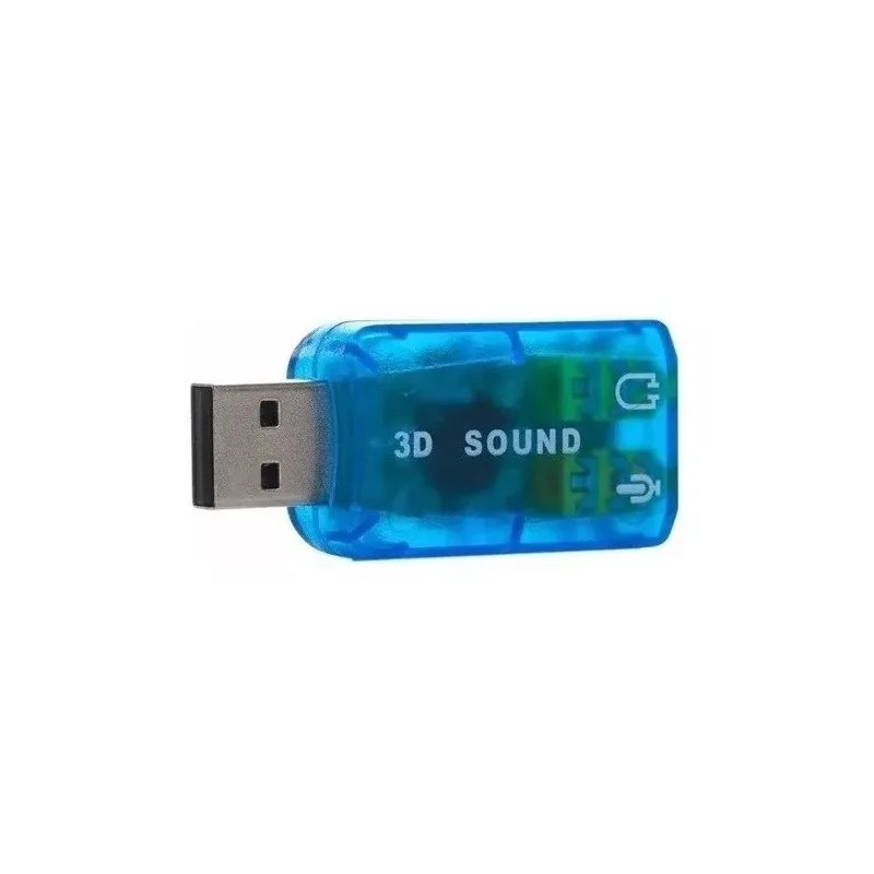 EG Tarjeta De Sonido Usb 5.1 Canales 3d Plug Andplay