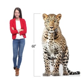 Persian Leopard - Life Size Cardboard Cutout Standup People with Support Standee | Animals -