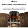 NEW LEAF PRODUCTS Lions Mane Mushroom 2000mg - 365 High