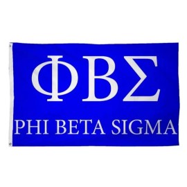 Phi Beta Sigma Fraternity Blue One-Sided Flag (3ft X 5ft) New