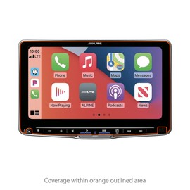 BoxWave Screen Protector Compatible with Alpine ILX-F511 - ClearTouch Crystal (2-Pack), HD Film Skin - Shields from Scratches