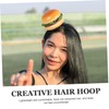 ADOCARN Novelty Hamburger Headband for Parties Funny Food Shape Hair