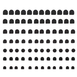 Evonecy Durable Shoes Heel Anchors Non-Slip Surface Heel Tip Durable for Women Shoes Shop Replacement Heel