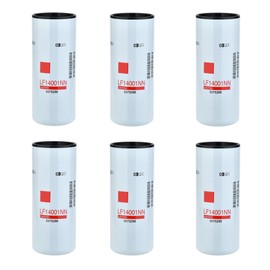 FLTRUCKTOP 6PCS LF14001NN Oil/Lube Filter Upgrade Of LF9080 LF14000NN fits for Cummins ISX ISM QSX QSM QST X15 M11 Replaces LF9001 P559000 4367100 BD7154 57746XD