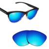Alphax Ice Blue Polarized Replacement Lenses for Oakley Moonlighter OO9320