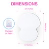 100 Pcs Large Underarm Sweat Pads for Women - Armpit