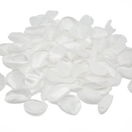 Capesaro Ivory Rose Petals,White Flower Silk Petals, Scatter Petals for Wedding Aisle Scatter,Dinner Table Centerpieces Party Decoration,Romantic Night,Valentine's Day Home Decor,200PCS