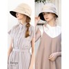 LOUN Sea Women's Hat, Large Size, Wide Brim, Cooling Sensation,