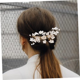 Minkissy Bridal Side Comb Hair Piece Beads Elegant Wedding Hair Accessory for Women and Girls and Design for Use