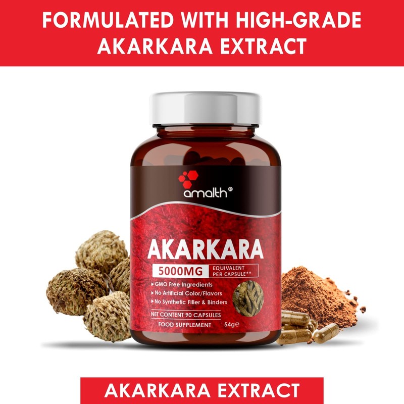 Amalth Akarkara Anacyclus Pyrethrum Extract Supplements for Naturally Supports Your