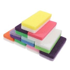 Baluue 10pcs Foot Pumice Stone Set for Dead Skin Removal Natural PU Exfoliating Foot Scrubber Callus Remover for