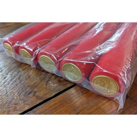 100 Pack GLOSSY RED SHRINK CAPSULES PVC Caps for Wine Bottles