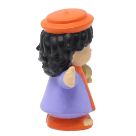 Little People Replacement Part for Collectible Fisher-Price Christmas Nativity Playset J2404 - Replacement Wiseman Figure Dressed in Orange and Purple and Carrying a Gift
