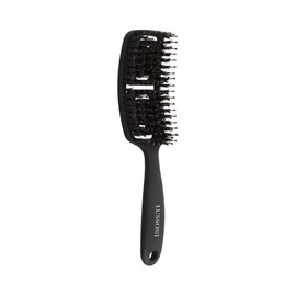 T4B LUSSONI Flexible Hair Brush with Natural Boar Bristles Detangling Brush