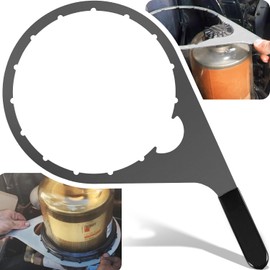 sixcow 8" 482017 Fuel Filter Collar Vent Cap Wrench for Davco Fuel Pro 482, 483, 485, 487, 488, 782 and Shop Pro FXP, Metal Oil Water Separator Oil Fuel Filter Wrench
