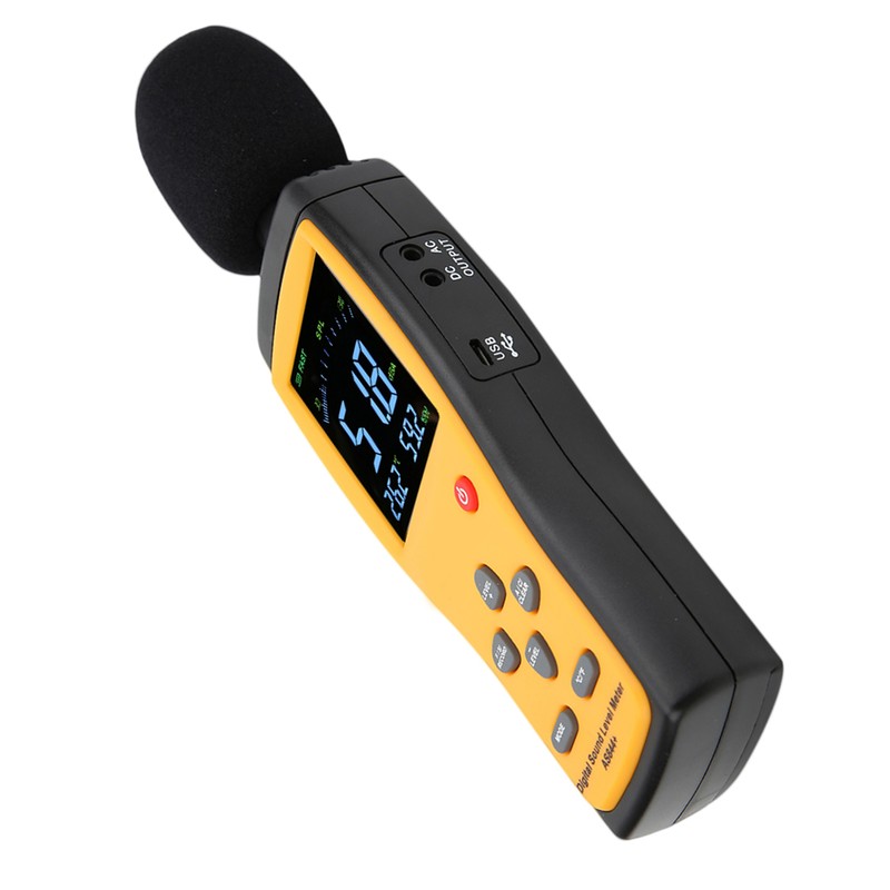 SMART SENSOR AS844+ Sound Level Meter LCD Digital Decibel Meter