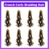 French Curly Braiding Hair 8 Packs Loose Wavy Braiding Hair