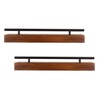 Ripple Creek Floating Shelf Spice Rack - Multipurpose Pantry, Kitchen