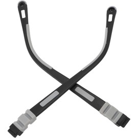 Patas para Gafas Infantiles de Silicona, Patas para Gafas para Niños, Suaves y Flexibles Antideslizantes Repuesto con Orificios Colores Negro y Gris