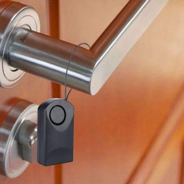 Kafuty 120db Wireless Touch Sensor Alarm Portable Loud Door Knob Alarm Security Anti Theft Alarm Ring for Door Handle, etc