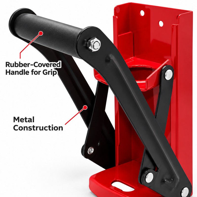 16 oz Wall-Mounted Can Crusher for Recycling – Manual Aluminum