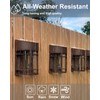 DOESLAG Solar Fence Lights, 8 Pack Deck Light Waterproof Solar