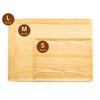 Asahi Koyo NC22-01 Wooden Tray, Rectangular, Natural, S 10.6 x