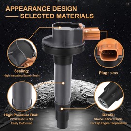 Ignition Coil Pack 3.5 Ecoboost for Ford F150 Explorer Expedition Flex Police Taurus Transit Lobo, for Lincoln Navigator MKS MKT 3.5L V6 - Coil Pack Set Replace# UF646 DG549 BL3Z-12029-C 6PCS