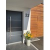 Metzler House Number Made of Solid Steel in Anthracite RAL