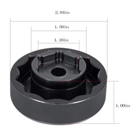 Crozgan 55mm & 30mm Wheel Nut Socket for Ducati,Axle Nut Socket Tool,Front and Rear Axles Removal Tool for Streetfighter 1098/V4,1098/1198, Panigale 1199/1299/V2/V4,Monster 1200, Diavel, XDiavel,Multi