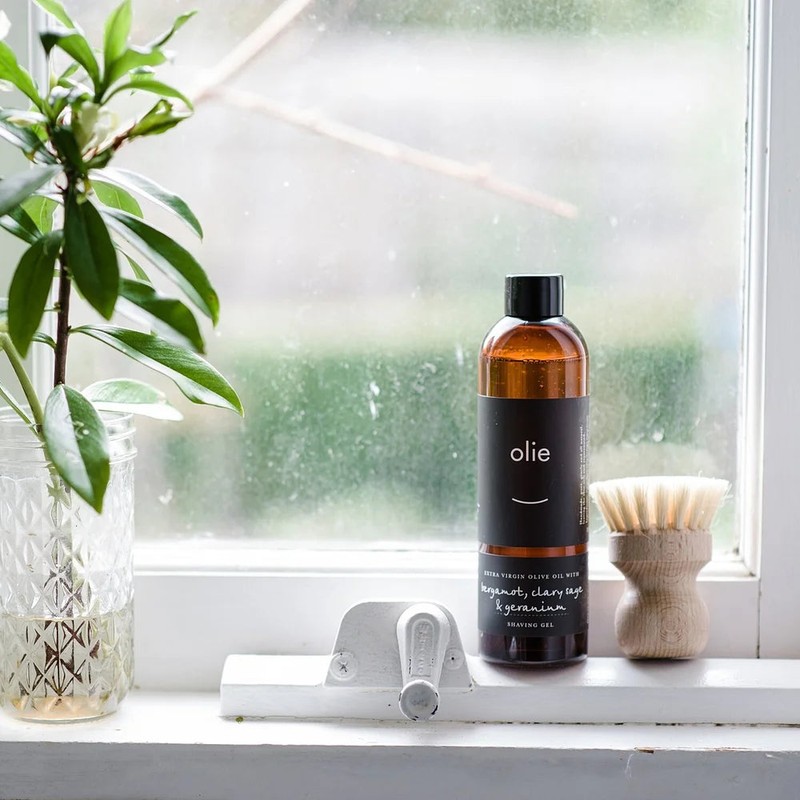 Olieve & Olie Shave Gel 250ml - Bergamot, Clary Sage