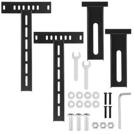 Yousoontic Adjustable Bed Headboard Brackets Footboard Attachment for Bed Frame Headboard Extenders to Fit Many Size