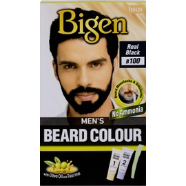 Bigen Beard Colour for Men, Leaves No Stains, Grey Hair Cover for Beard in 10 Minutes, No Ammonia, 100 Real Zwart