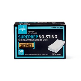 MEDLINE MSC1505 MSC1505Z Sureprep No-Sting Skin Protectant (Pack of 50)