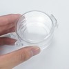 2 Pack Deadbolt Lock Secure Mount Child Safety Clear Transparent
