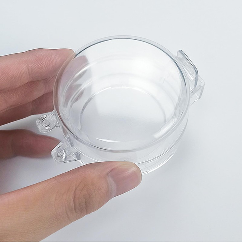2 Pack Deadbolt Lock Secure Mount Child Safety Clear Transparent