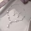 EVER FAITH Mujer Sets de Joyería Cristal Austríaco Perla Simulada