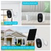 KEPEAK 1080P Solar Powered Wireless Security Camera System Outdoor WiFi