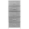 Sorbus Dresser w/ 5 Drawers - Furniture Tall Storage Organizer
