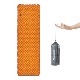Naturehike Thermal 5.8 R Value Camping Sleeping Mat 4 Seasons Ultralight Self-Inflating Sleeping Mat Air Mattress Durable with Inflatable Bag