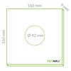 Helios 00939 00939 Replacement Filter for Bathroom Fan 160 x