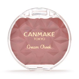Canmake M02 Cream Cheek (Matte Type) Chai Rose, 0.1 oz (3.8 g), Fresh Teak, Smooth Waterproof