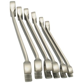 6-Piece Brake Line Wrench Set I Open Ring Spanner I Cable Key Brake Line 8-19 mm