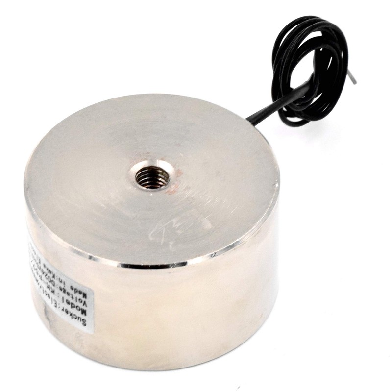 DC 24V 700N 154LB/70Kg Suction Holding sucker round electric Magnet