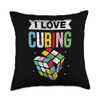 I Love Cubing Cubing Cuber Speedcubing Cube Speed Cubing Throw