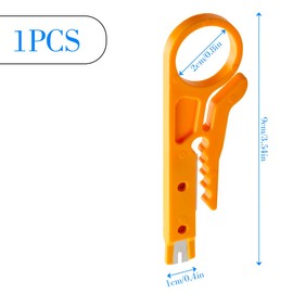 GLADFRESIT Cable Stripper Tool, Portable Mini Wire Strippers Beater Multifunctional Punch Down Tools for Wire Cable